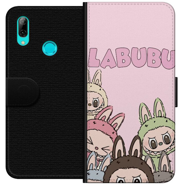 Huawei P smart 2019 Plånboksfodral Labubu Pop Mart Karaktärer Figurer Samlarobjekt Populär Figurserie Design Pop Mart Toy Art Motiv