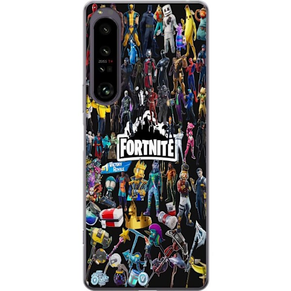 Sony Xperia 1 IV Läpinäkyvä kuori Fortnite