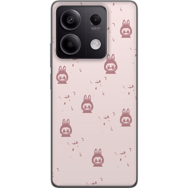 Xiaomi Redmi Note 13 Läpinäkyvä kuori Labubu Neon Pop - Neo