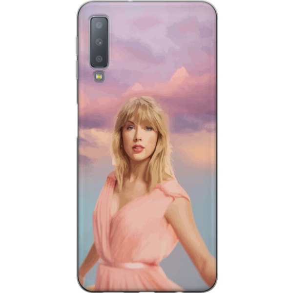Samsung Galaxy A7 (2018) Gennemsigtig cover Taylor Swift