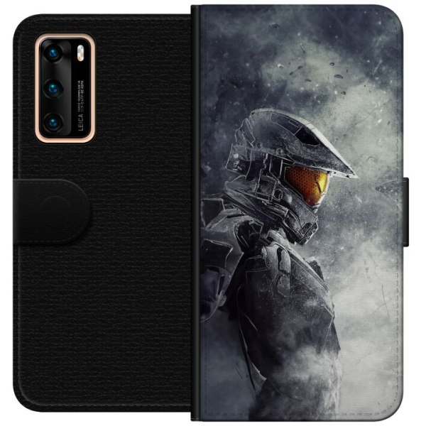 Huawei P40 Lompakkokotelo Fortnite - Master Chief