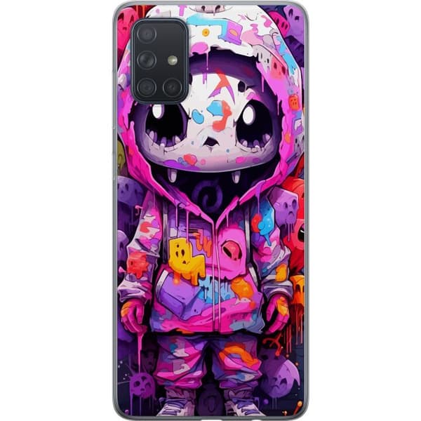 Yhteensopiva Puhelinkuori Samsung Galaxy A71 Anime