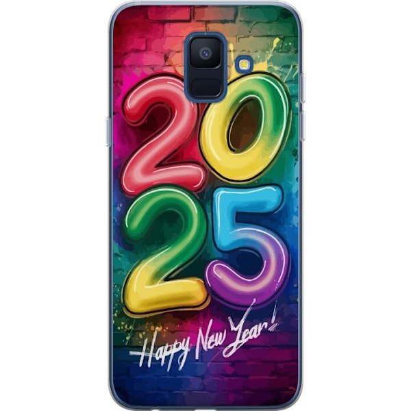 Samsung Galaxy A6 (2018) Gennemsigtig cover Nytår 2025