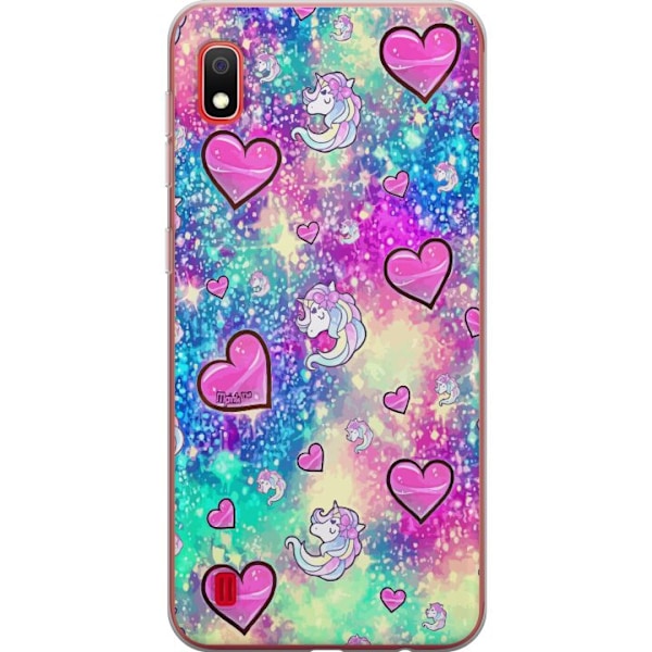 Samsung Galaxy A10 Läpinäkyvä kuori Enhörning
