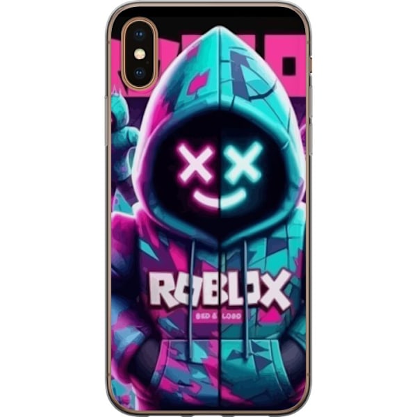 Apple iPhone XS Gennemsigtig cover Roblox