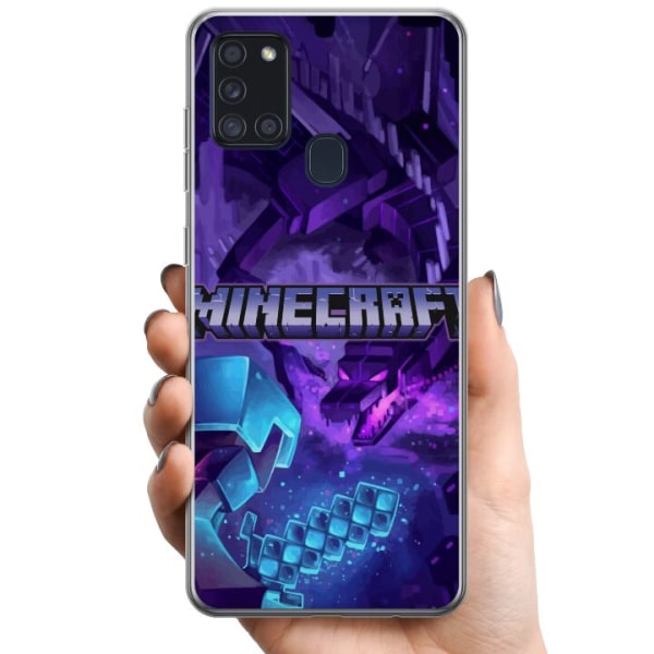 Samsung Galaxy A21s TPU Mobilskal Minecraft