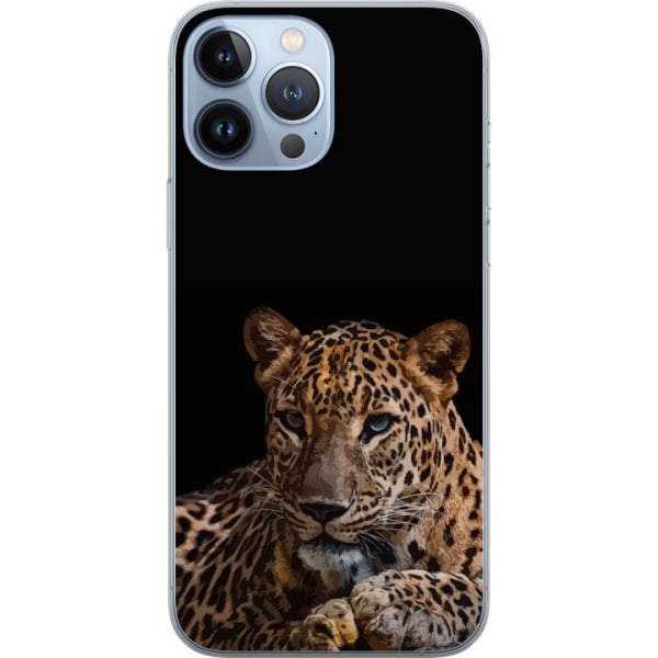 Apple iPhone 13 Pro Max Gennemsigtig cover Leopard