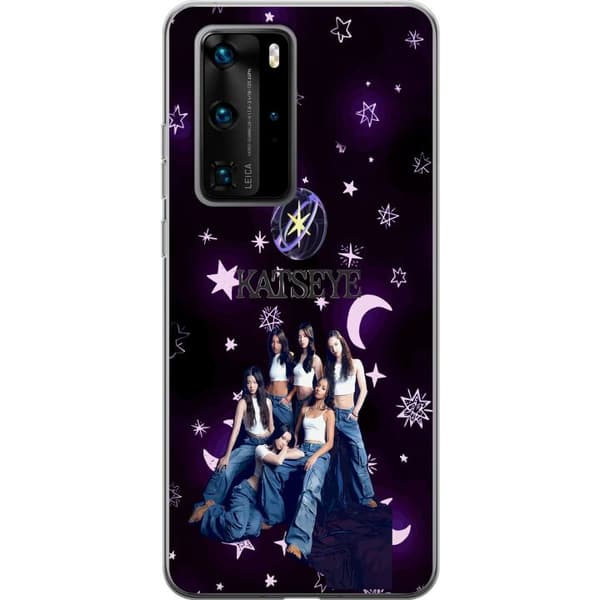 Kompatibelt Mobildeksel til Huawei P40 Pro KATSEYE lila