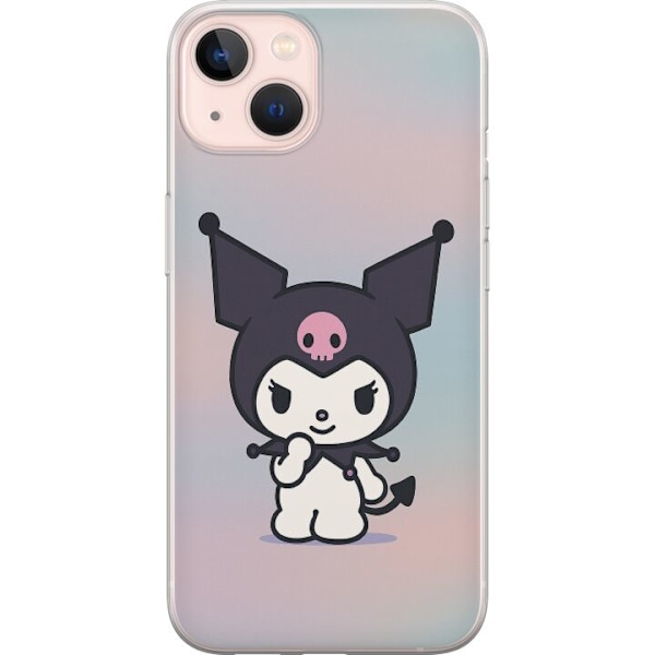 Apple iPhone 13 Läpinäkyvä kuori Kawaii Sanrio Kuromi