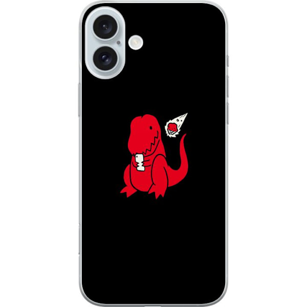 Apple iPhone 16 Plus Läpinäkyvä kuori Dinosaurus