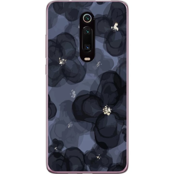Xiaomi Mi 9T Pro  Gennemsigtig cover Blomstermark
