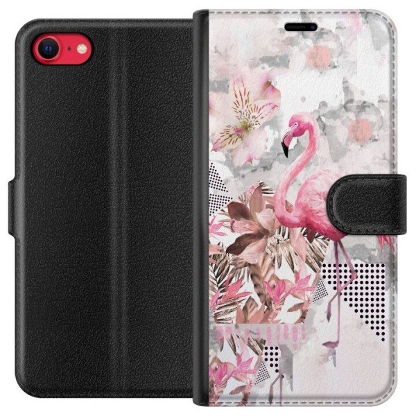 Apple iPhone SE (2020) Lompakkokotelo Flamingo