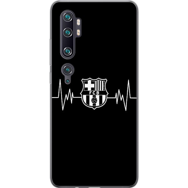 Xiaomi Mi Note 10 Pro Genomskinligt Skal FC Barcelona