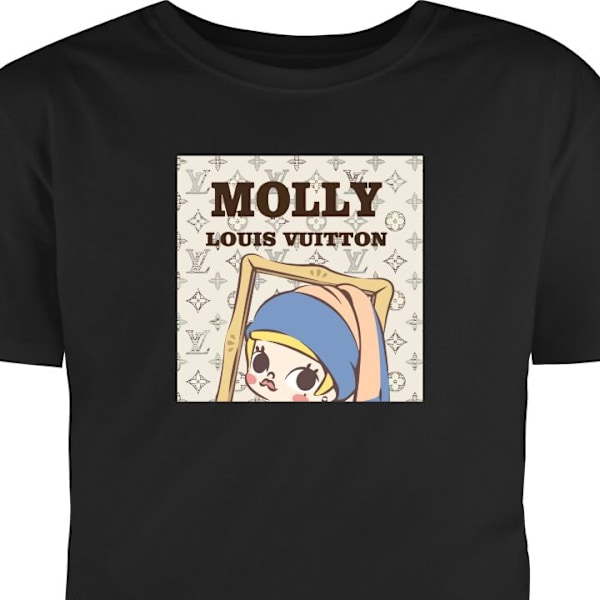 Barn-T-shirt | Bekväm T-shirt för Barn Molly | POP MART 12-13 År