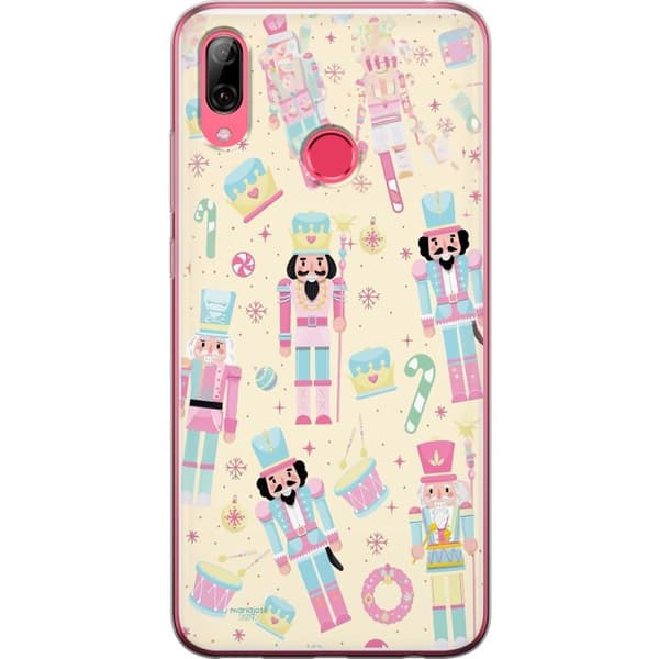 Kompatibelt Mobildeksel til Huawei Y7 (2019) Jul rosa
