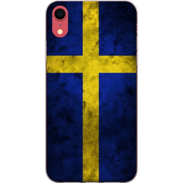 Apple iPhone XR Kuori / Matkapuhelimen kuori - Ruotsin Lippu