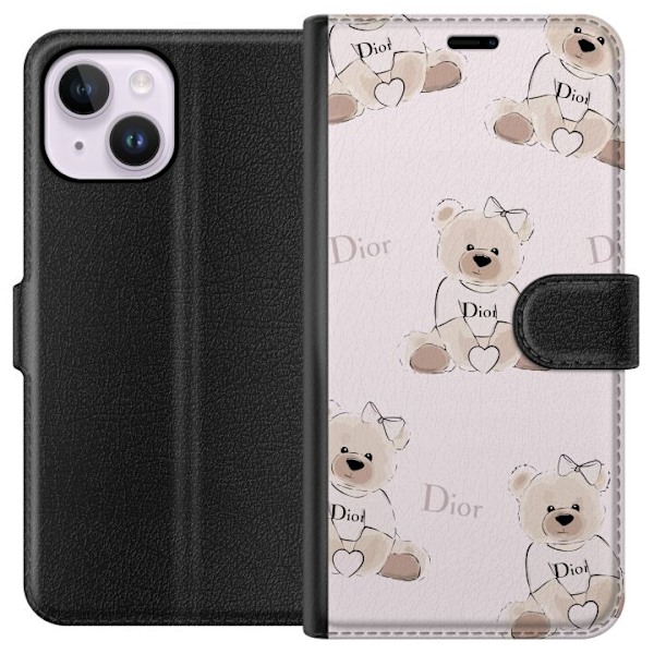 Apple iPhone 15 Plus Lommeboketui Teddy Dior Vibes - luksuriø