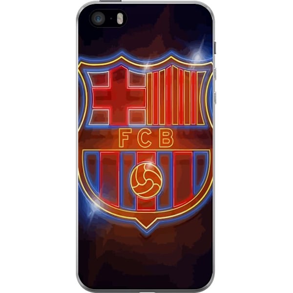 Apple iPhone 5s Gennemsigtig cover FC Barcelona