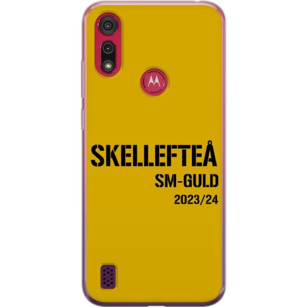 Motorola Moto E6s (2020) Gennemsigtig cover Skellefteå SM GUL