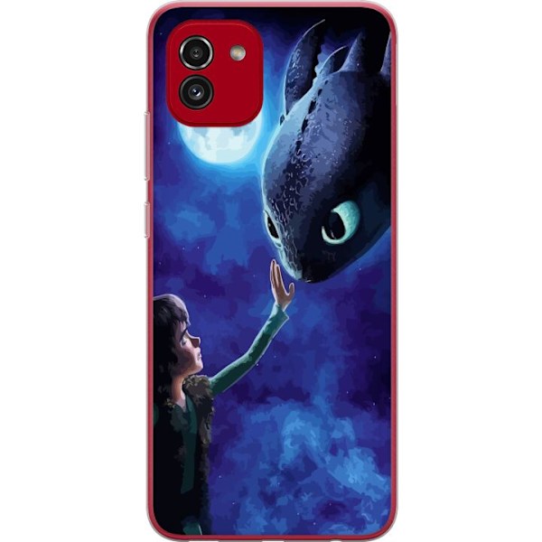 Samsung Galaxy A03 Genomskinligt Skal Draktränaren How to Train Your Dragon
