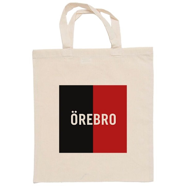 Mulepose | Holdbar Indkøbstaske i Stof Örebro - Ishockey Beige