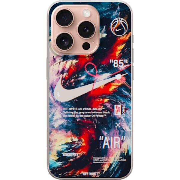 Apple iPhone 16 Pro Läpinäkyvä kuori Nopea Nike