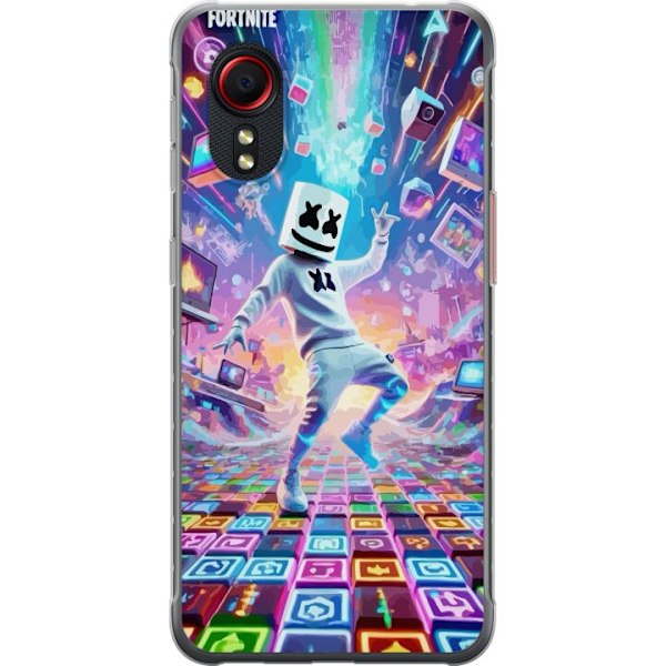 Samsung Galaxy Xcover 5 Läpinäkyvä kuori Fortnite