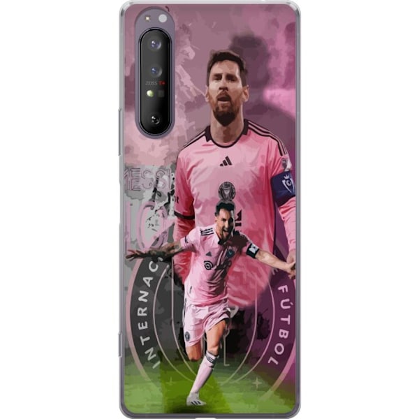 Sony Xperia 1 II Genomskinligt Skal Messi