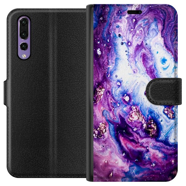 Huawei P20 Pro Tegnebogsetui Galakse Marmor