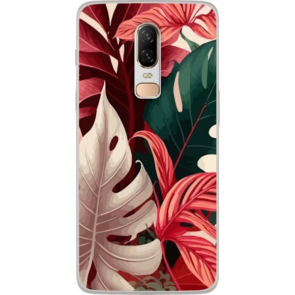 OnePlus 6 Gennemsigtig cover Tropisk