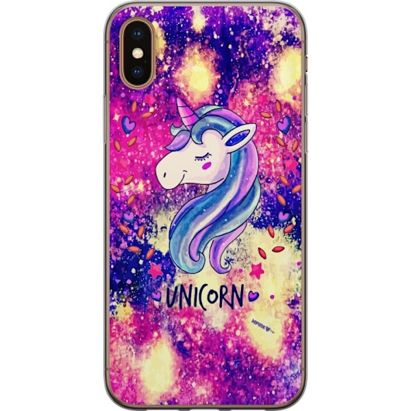 Apple iPhone XS Skal / Mobilskal - Unicorn Enhörning