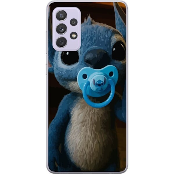 Samsung Galaxy A52s 5G Läpinäkyvä kuori Stitch & Napp - vauvateema söpöllä hahmolla