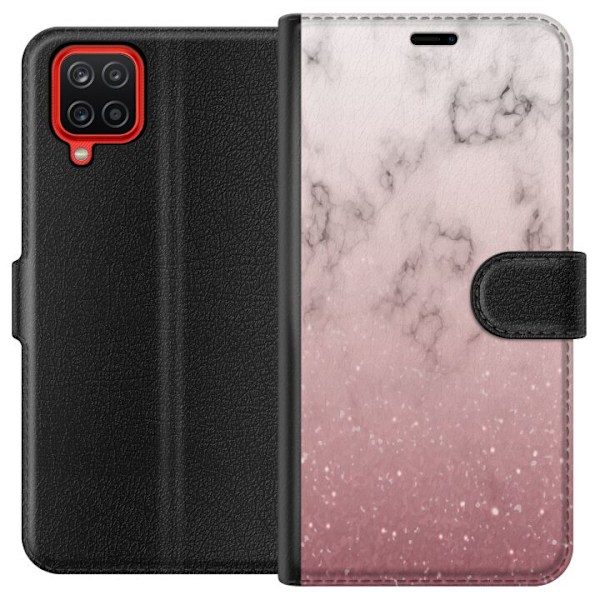 Samsung Galaxy A12 Tegnebogsetui Rosa