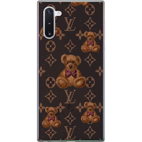 Samsung Galaxy Note10 Läpinäkyvä kuori Louis Vuitton Teddykarhu Kuvio Ylellinen Muotisuunnittelu Suosittu Motiivi Muoti-Trendi Ylelliset Asusteet