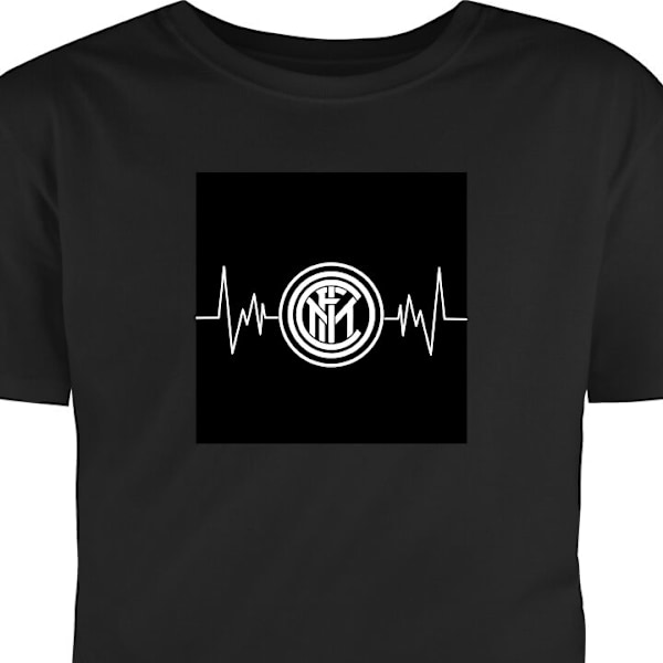 Børne T-shirt | Behagelig T-shirt til Børn Inter Milan sort 1-2 År