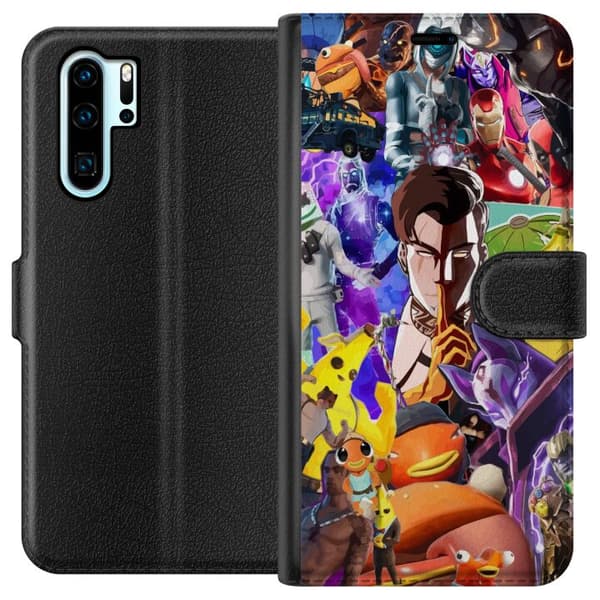 Kompatibel Tegnebogsetui til Huawei P30 Pro Fortnite