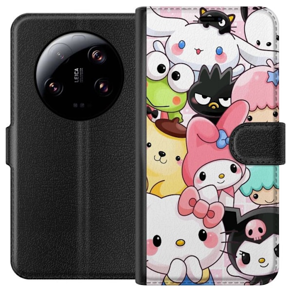 Xiaomi 13 Ultra Plånboksfodral Kawaii Sanrio Crew
