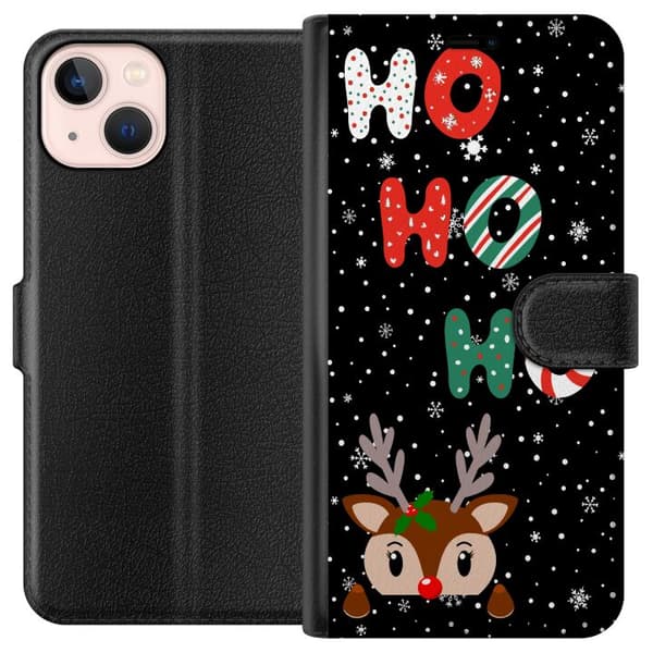 Kompatibelt Lommeboketui til Apple iPhone 13 mini HO HO HO