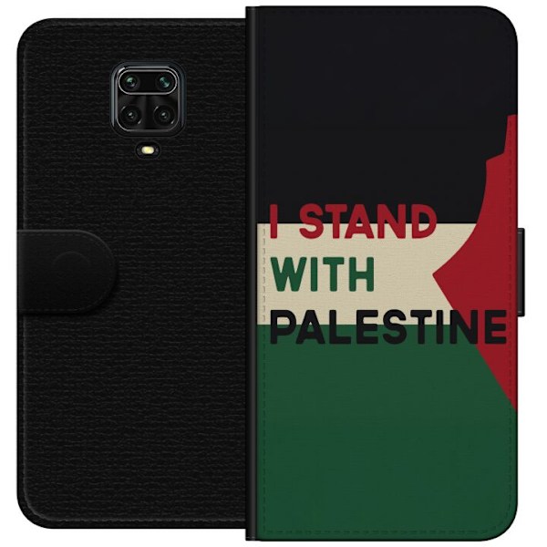 Xiaomi Redmi Note 9S Tegnebogsetui Stå sammen med Palæstina