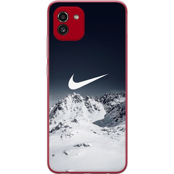 Samsung Galaxy A03 Genomskinligt Skal Nike