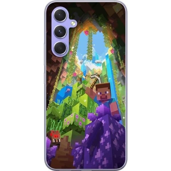 Kompatibelt Mobildeksel til Samsung Galaxy A54 Minecraft