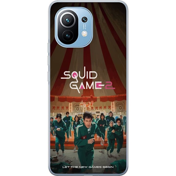 Xiaomi Mi 11 Gennemsigtig cover Squid Game