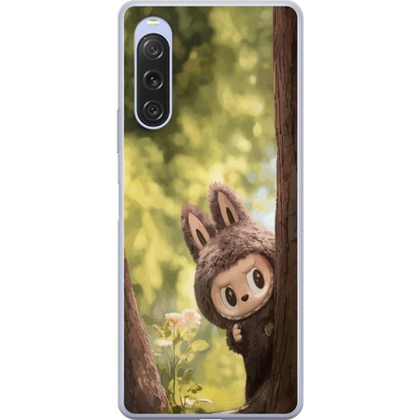 Sony Xperia 10 V Läpinäkyvä kuori Labubu Graffiti Vibes –