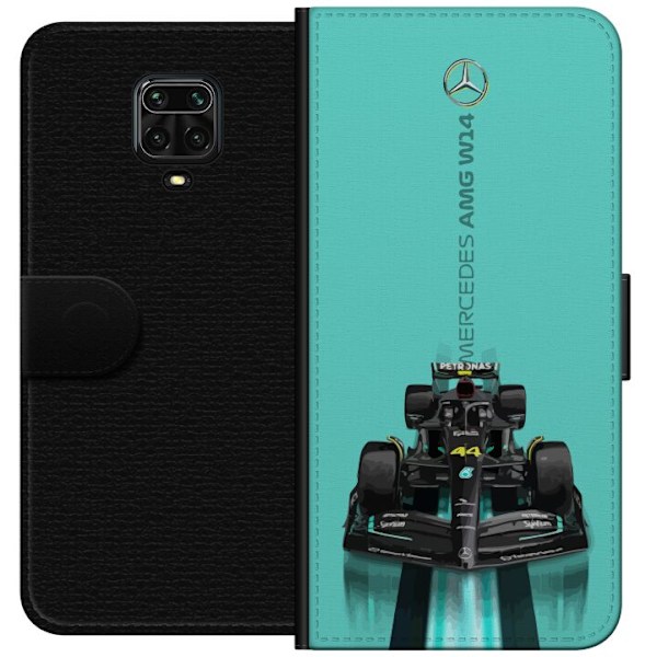 Xiaomi Redmi Note 9 Pro Lompakkokotelo Mercedes F1