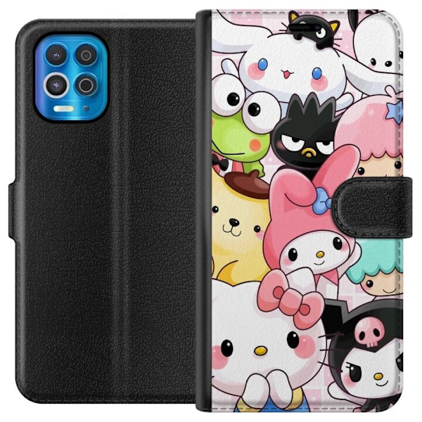 Motorola Edge S Plånboksfodral Kawaii Sanrio Crew