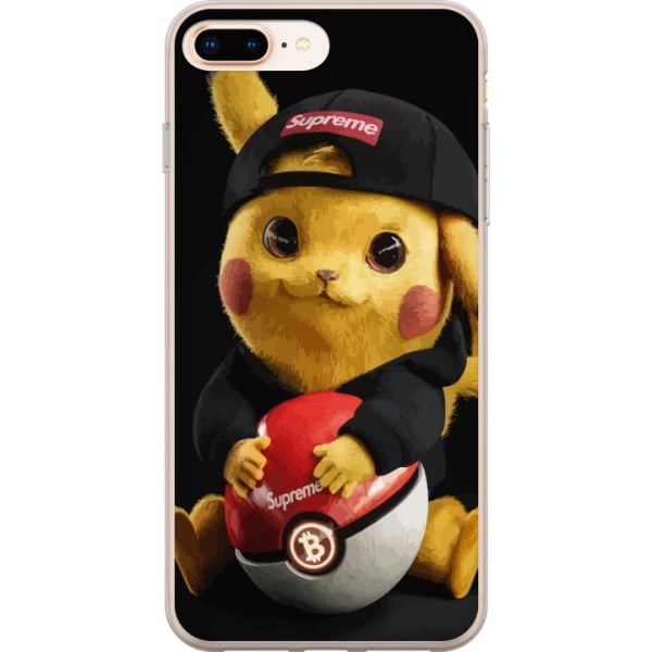 Apple iPhone 8 Plus Gennemsigtig cover Pikachu Supreme