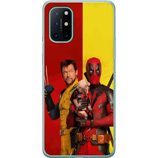 OnePlus 8T Läpinäkyvä kuori Deadpool & Wolverine