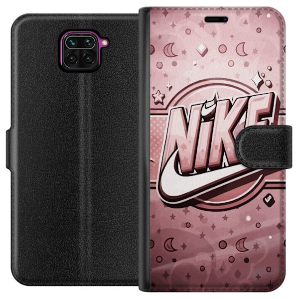 Xiaomi Redmi Note 9 Lompakkokotelo Nike Vaaleanpunainen