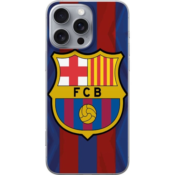 Apple iPhone 16 Pro Max Läpinäkyvä kuori FCB Barcelona