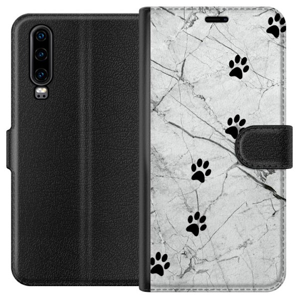 Huawei P30 Tegnebogsetui Kopper
